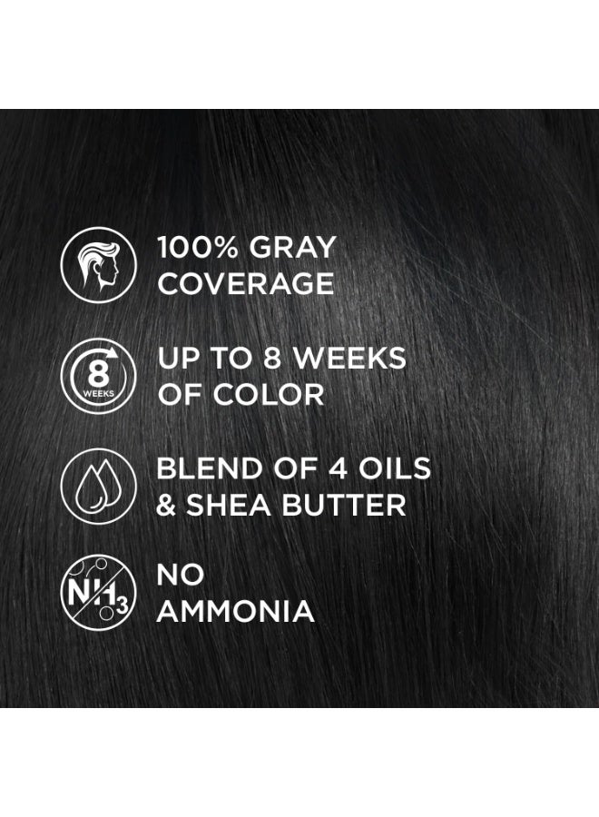 Revlon Color'n Care Nourishing Permanent Hair Color for Men- 1 Natural Black - Image 3