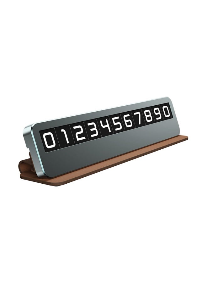 YelaJoy Temporary Parking Number Card, Portable Car Parking License Plate with Phone Number Display, Ideal for Cars, Trucks, and RVs,  Easy-to-Read Numbers Card for Park Assistance and Vehicle - Image 1