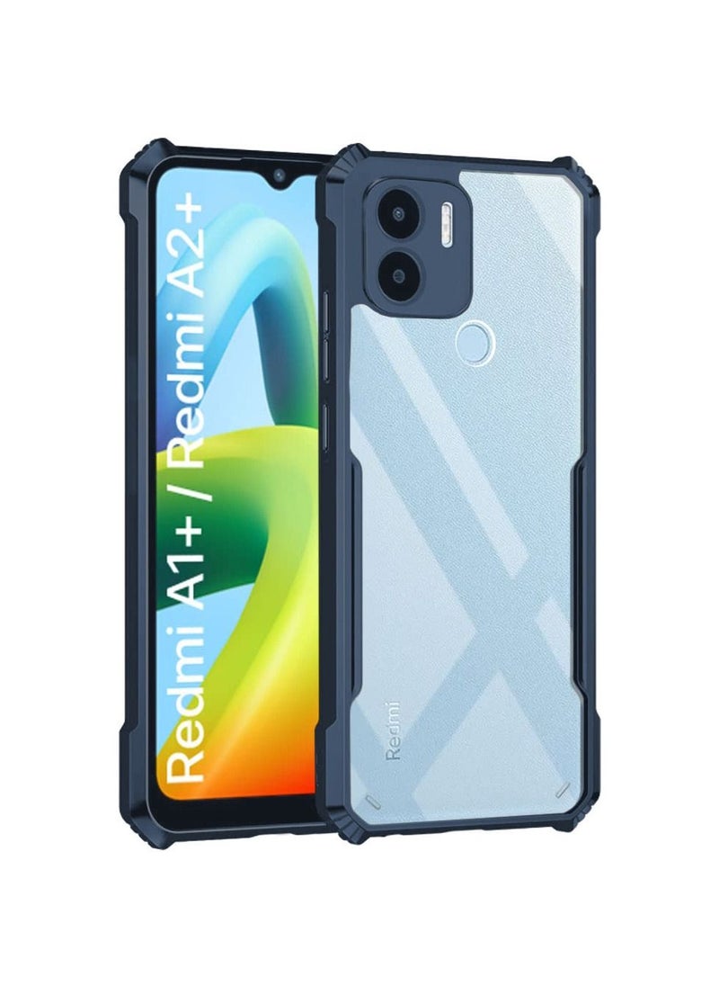 Generic - Xiaomi Redmi A1 PLUS/Redmi A2 PLUS Mobile Phone Case Cover, Ultra-Thin Lightweight Cover Soft TPU Bumper + Acrylic Clear Back Case Cover - Image 1