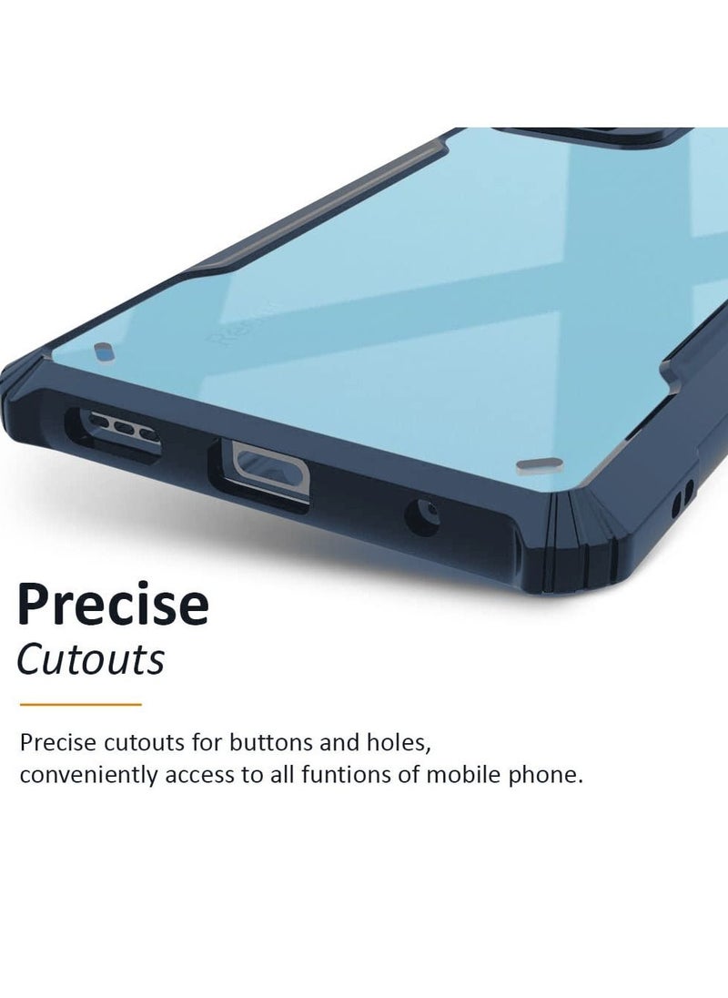 Generic - Xiaomi Redmi A1 PLUS/Redmi A2 PLUS Mobile Phone Case Cover, Ultra-Thin Lightweight Cover Soft TPU Bumper + Acrylic Clear Back Case Cover - Image 1