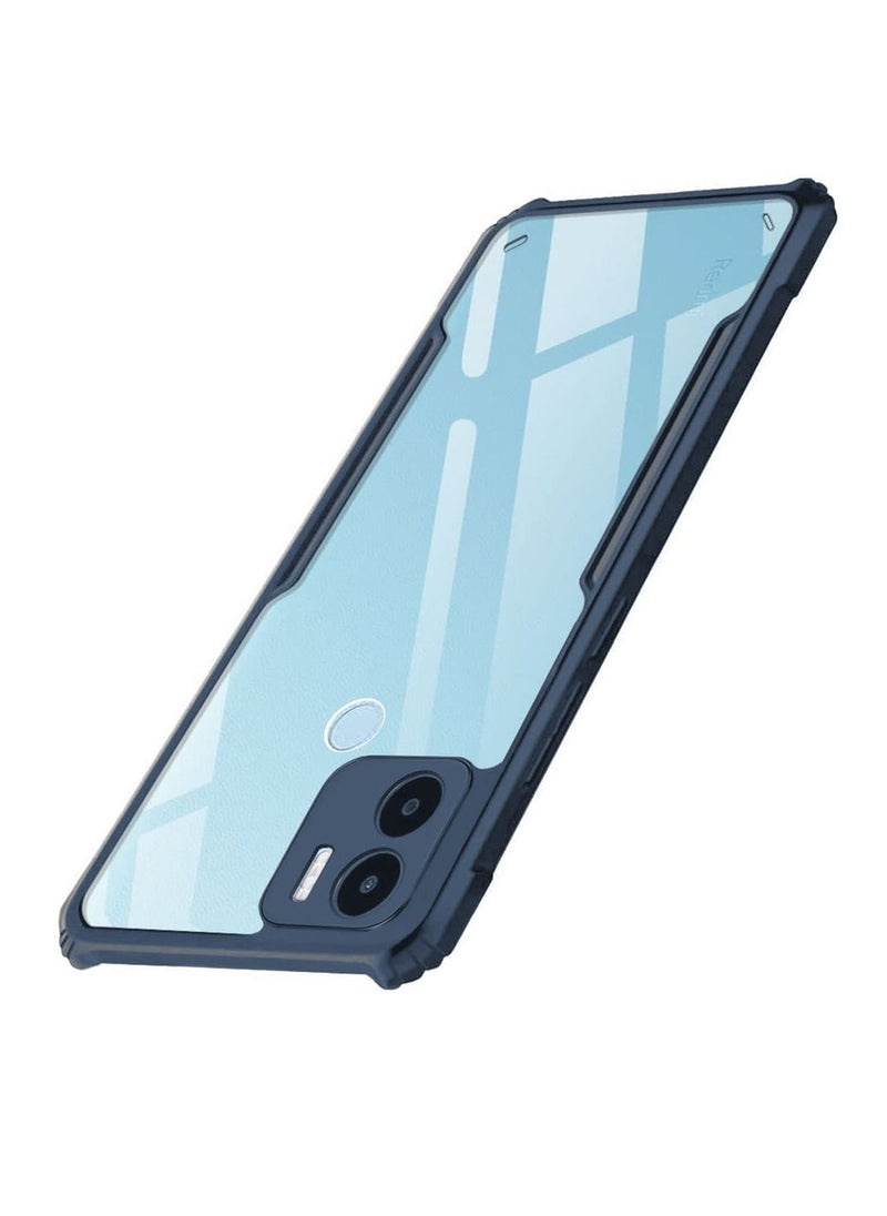 Generic - Xiaomi Redmi A1 PLUS/Redmi A2 PLUS Mobile Phone Case Cover, Ultra-Thin Lightweight Cover Soft TPU Bumper + Acrylic Clear Back Case Cover - Image 1
