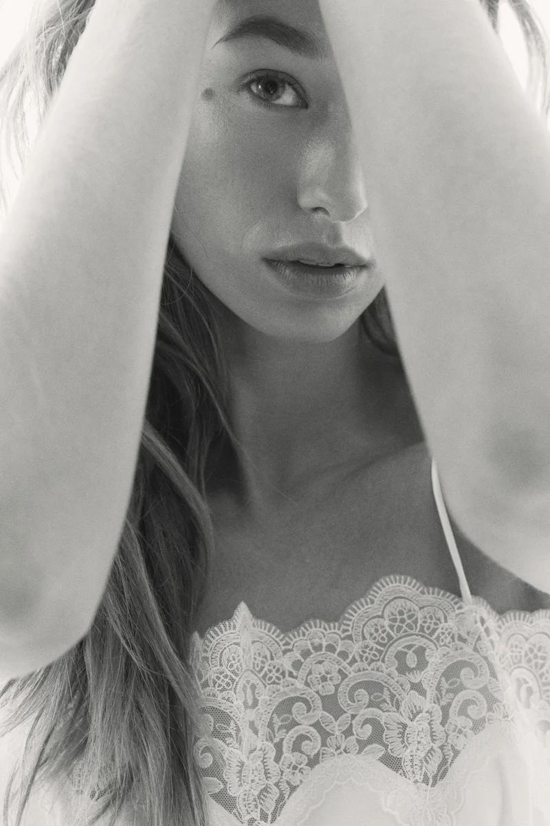 H&M Lace-trimmed satin pyjamas