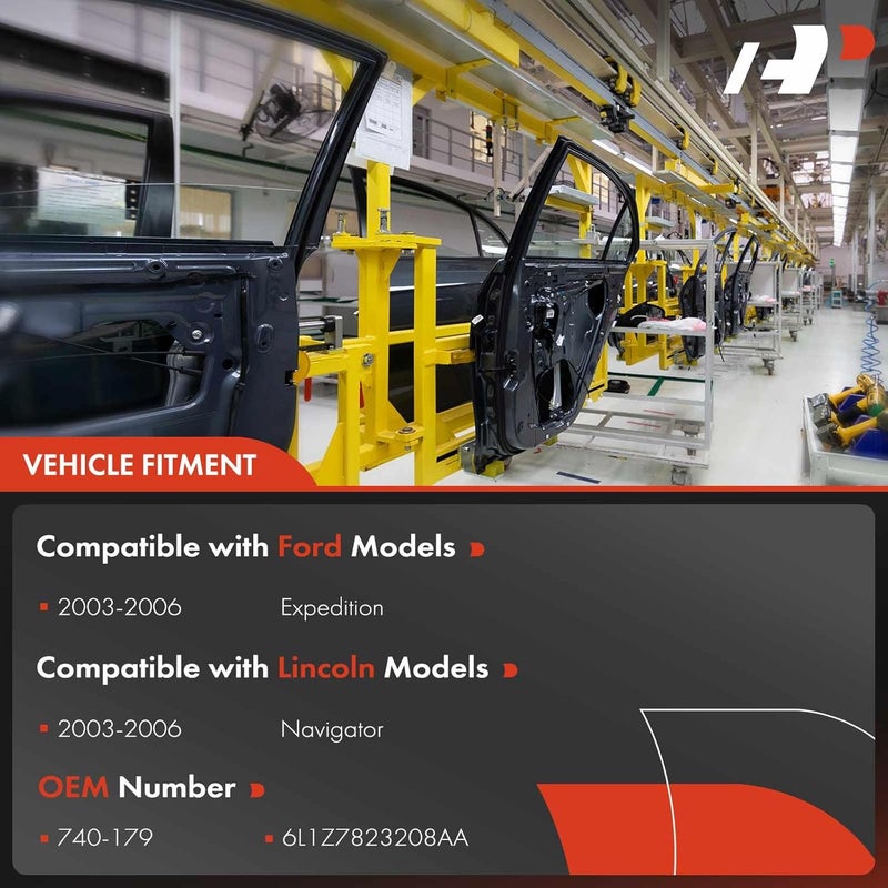 A-Premium Power Window Regulator with Panel for Ford Expedition Lincoln Navigator 2003-2006 Front Right Passenger Side - Image 3