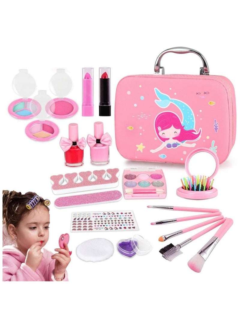 Home Smart Home Smart Makeup Kit for Girls 21 Piece Special occasions Safe and Non Toxic for 3 year plus activity  - Image 1