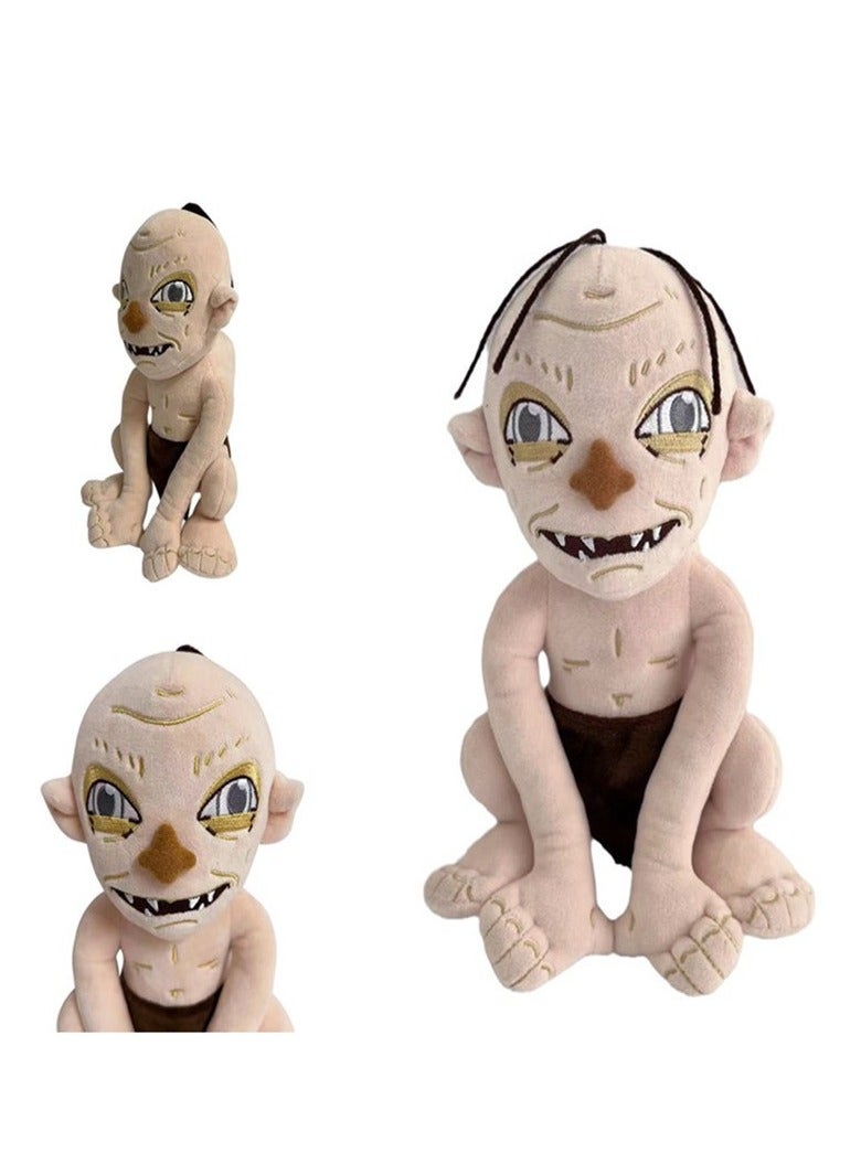 The  Rings Gollum Plush Toy | Hobbit Movie Merchandise Doll | 23cm | Perfect for Collecting and Gifting  - Image 1