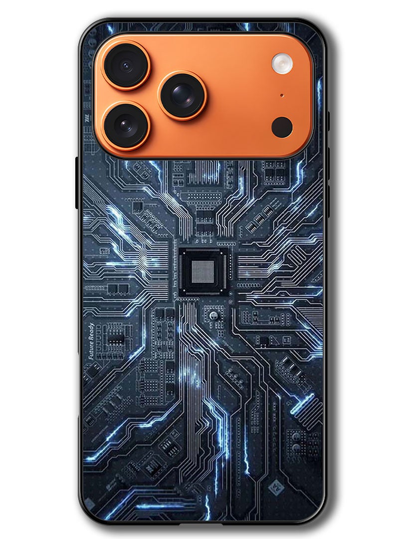 Theodor Case Compatible with Apple iPhone 17 Pro Max 6.9 Inch Protection Shockproof Bumper Cover Hardware Circuit - Image 1