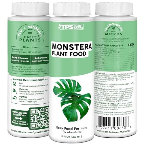 TPS NUTRIENTS Monstera Plant Food for Monsteras and Philodendrons, Tropical Houseplant Liquid Fertilizer 8 oz (250mL) - Image 5