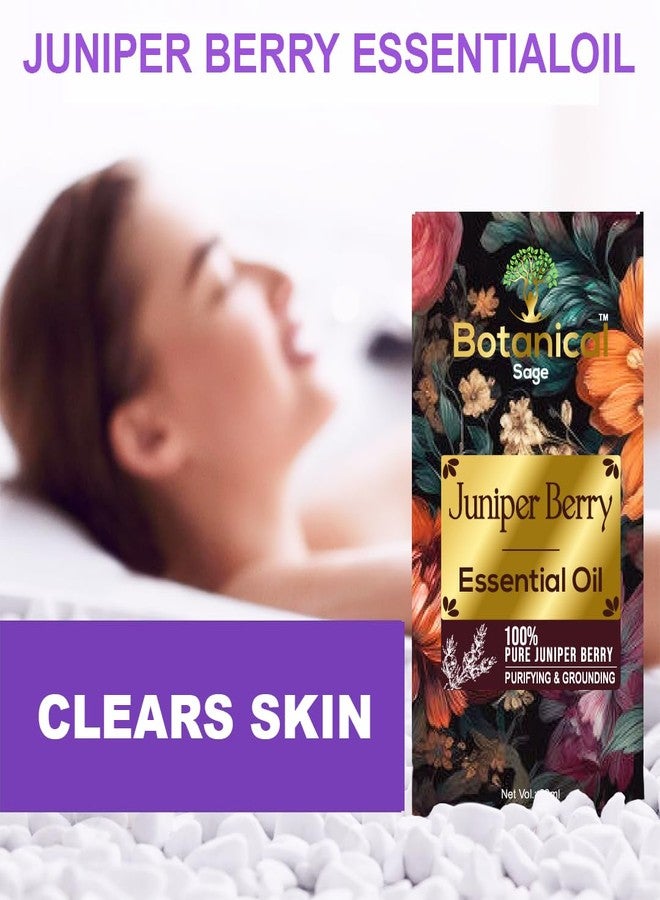 Botanical Sage زيت العرعر العطري من بوتانيكال سيج، 30 مل | زيت عرعر نقي، غير مخفف، ذو جودة علاجية - مثالي للعلاج بالروائح، والنوم الهانئ، وراحة البال، وبشرة صحية - للاستخدام على البشرة - Image 5