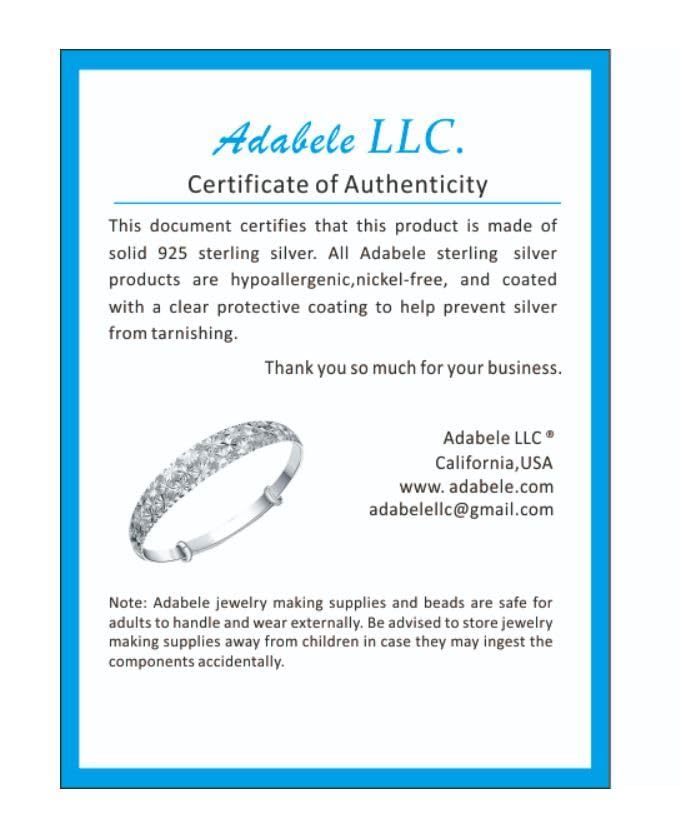 Adabele 20pcs Adabele Authentic Sterling Silver Eyepins Eye Pin 30mm (1.2 inch) Hypoallergenic for DIY Craft Jewelry Making (Wire 0.5mm/24 Gauge) SS2-30 - Image 5