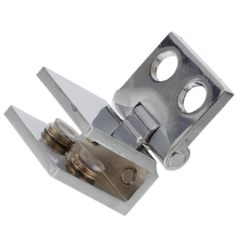 Zinc Alloy Single Side Glass Door Hinge For Wine Cooler Shower Cabinet - Image 2