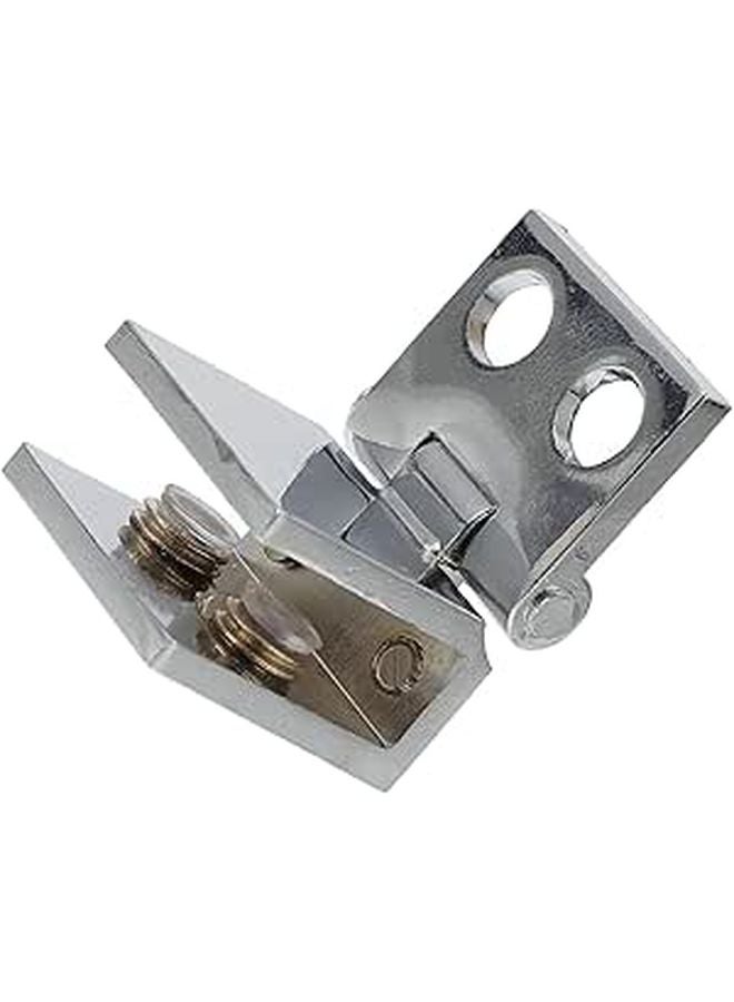 Zinc Alloy Single Side Glass Door Hinge For Wine Cooler Shower Cabinet - Image 1