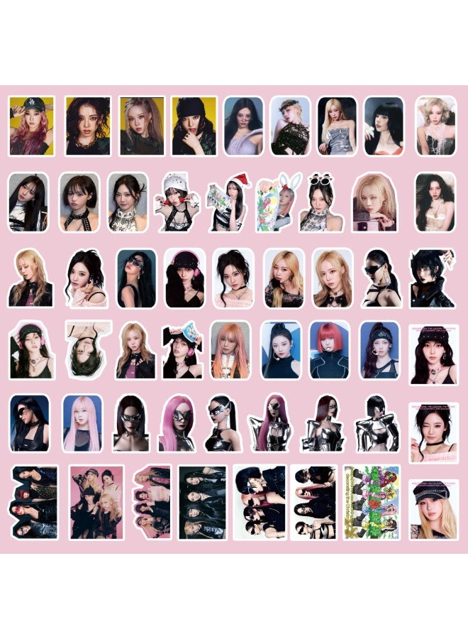 NIBEMINENT 90 Pcs Kpop AESPA Whiplash Deco Kit Waterproof Stickers, High Definition Printing Bright Colors, Suitable for Laptop Skateboard Luggage Water Bottle Guitar DIY - Image 3