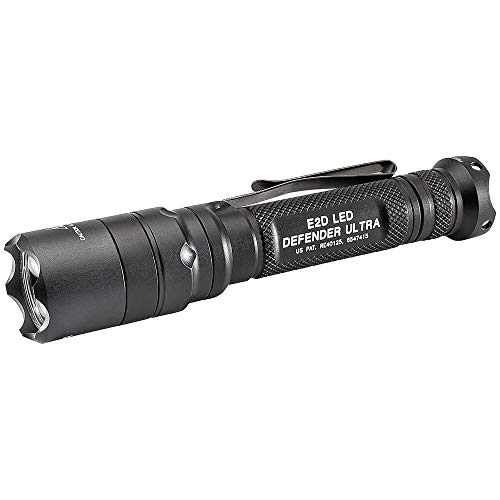 SureFire E2D Defender Ultra Dual-Output Flashlight with Dual-output tailcap click switch, Black - Image 2