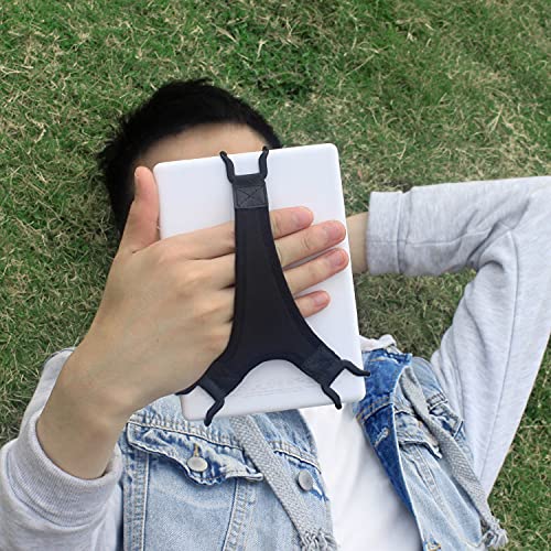 TFY حامل حزام الأمان TFY مع قبضة الأصابع متوافق مع أجهزة كيندل - قارئ إلكتروني 6 إنش / بيبر وايت / فويج / أواسيز / نوك جلو لايت بلس / سوني PRS-300 / PRS-350 (أسود) - Image 3