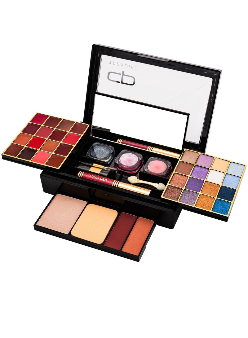سي بي ترينديز مجموعة مكياج 82 - إيليجانت - التيميت كولور - حزمة هدايا للنساء/الفتيات | مجموعة مكياج الكل في واحد - Image 2