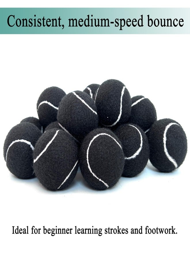 HPWFHPLF Tennis Balls, 4 Pack Advanced Training & Practice Tennis Balls for Beginners, High Visibility Pet Dog Playing Balls (Black) - Image 5