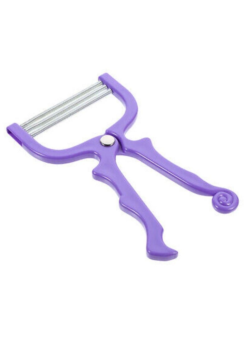 AMM Manual Face Hair Removal Tool Purple/Silver - Image 2