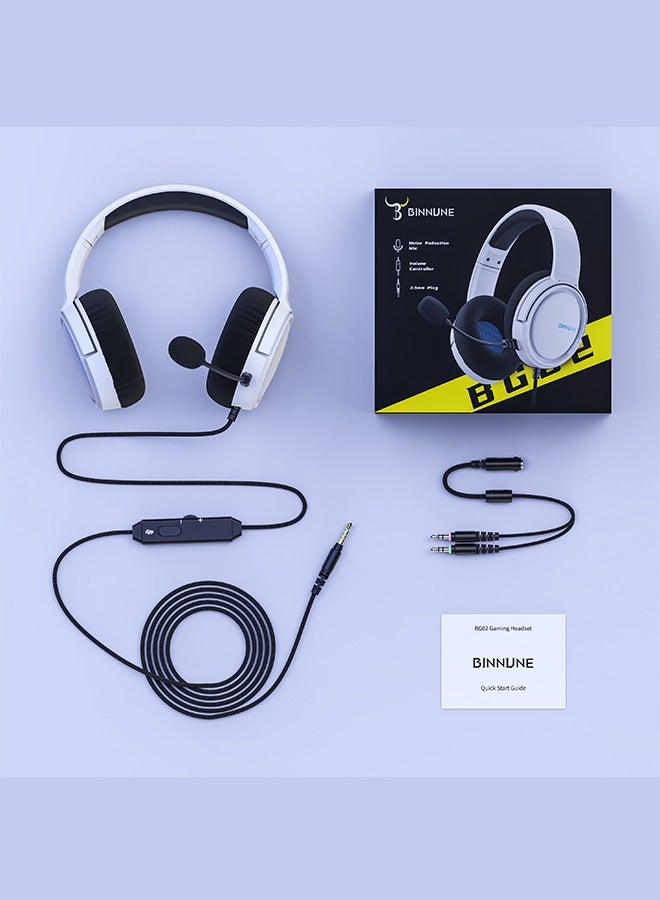 بنيون سماعة ألعاب مزودة بميكروفون لأجهزة PS4 وPS5 والكمبيوتر الشخصي وNS، سماعات رأس سلكية من Audifonos للألعاب مزودة بميكروفون عازل للضوضاء - Image 5