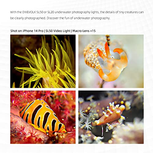 DIVEVOLK Underwater +8 Close-up Lens, Optical Wet Lens for DIVEVOLK SEATOUCH 4 MAX housing - Image 3