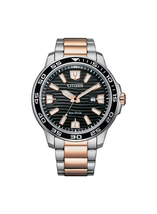 CITIZEN Men's Stainless Steel with Two-Tone Rose Gold Plating Strap  Watch AW1524-84E - 47 mm