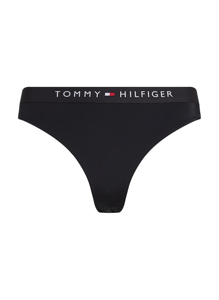 TOMMY HILFIGER Logo High Leg Bikini Bottom  - Image 4