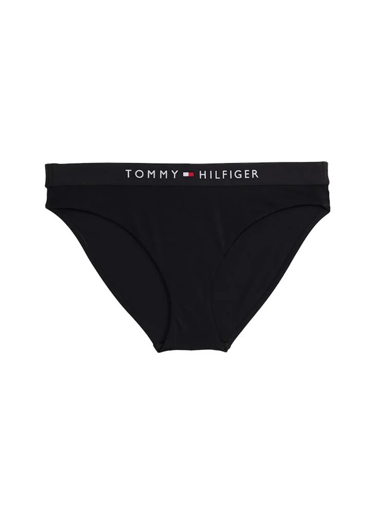 تومي هيلفيغر Logo High Leg Bikini Bottom