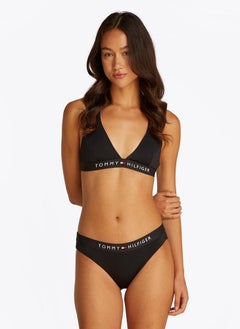 TOMMY HILFIGER Logo High Leg Bikini Bottom  - Image 1