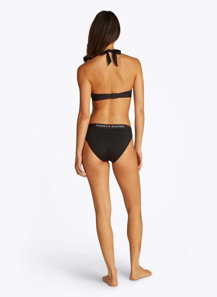 TOMMY HILFIGER Logo High Leg Bikini Bottom