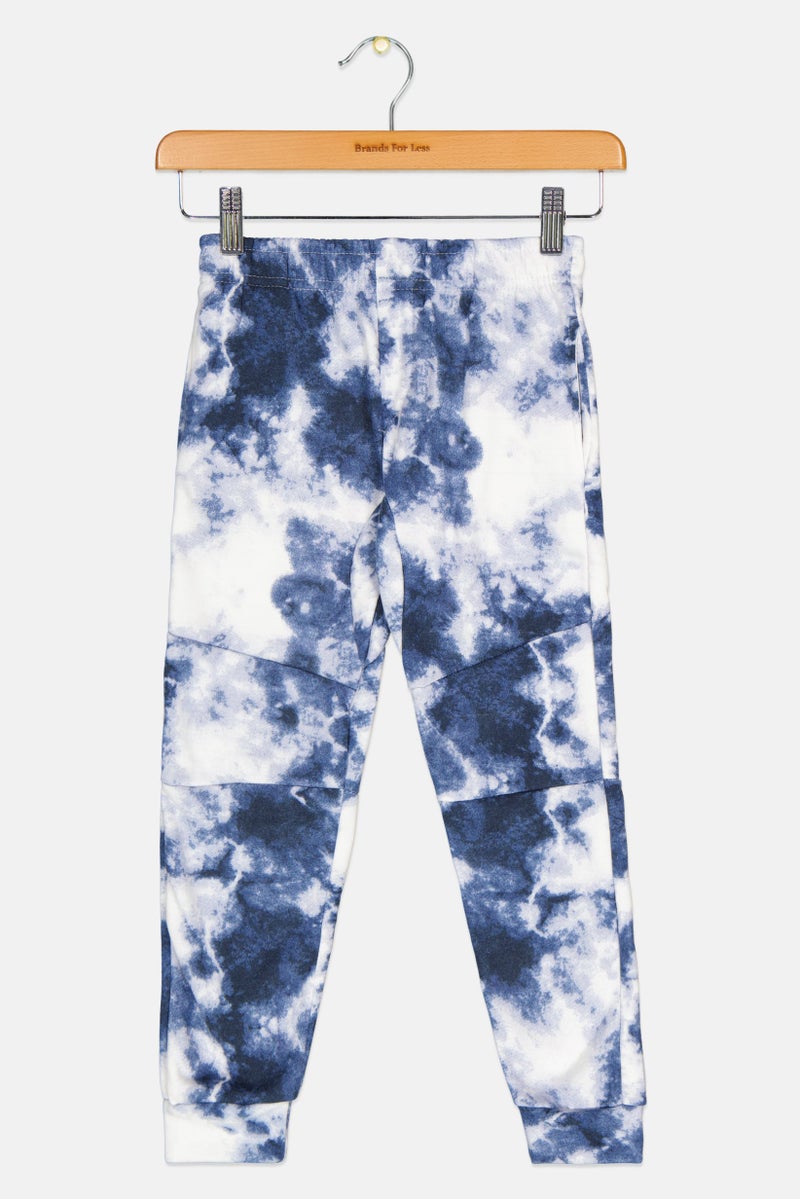 brooklyn Kids Boy Pull On Tie-Dye Jogger Pants, Multicolor  - Image 1