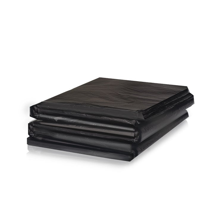Flat Black Environmental Protection Garbage Bag Outdoor Garbage Can Plastic Bag 15L20L25L30L50L60L - Image 1