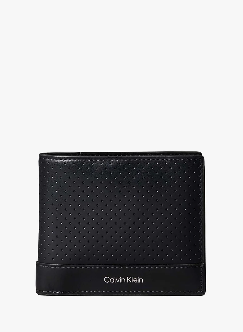CALVIN KLEIN Perforated Leather Bifold Wallet