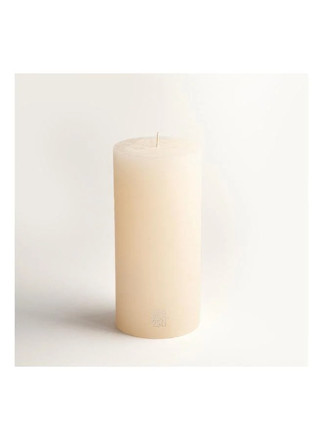 Zsa Zsa Zsu Deurne White Paraffin Candle 9x9x19 cm.