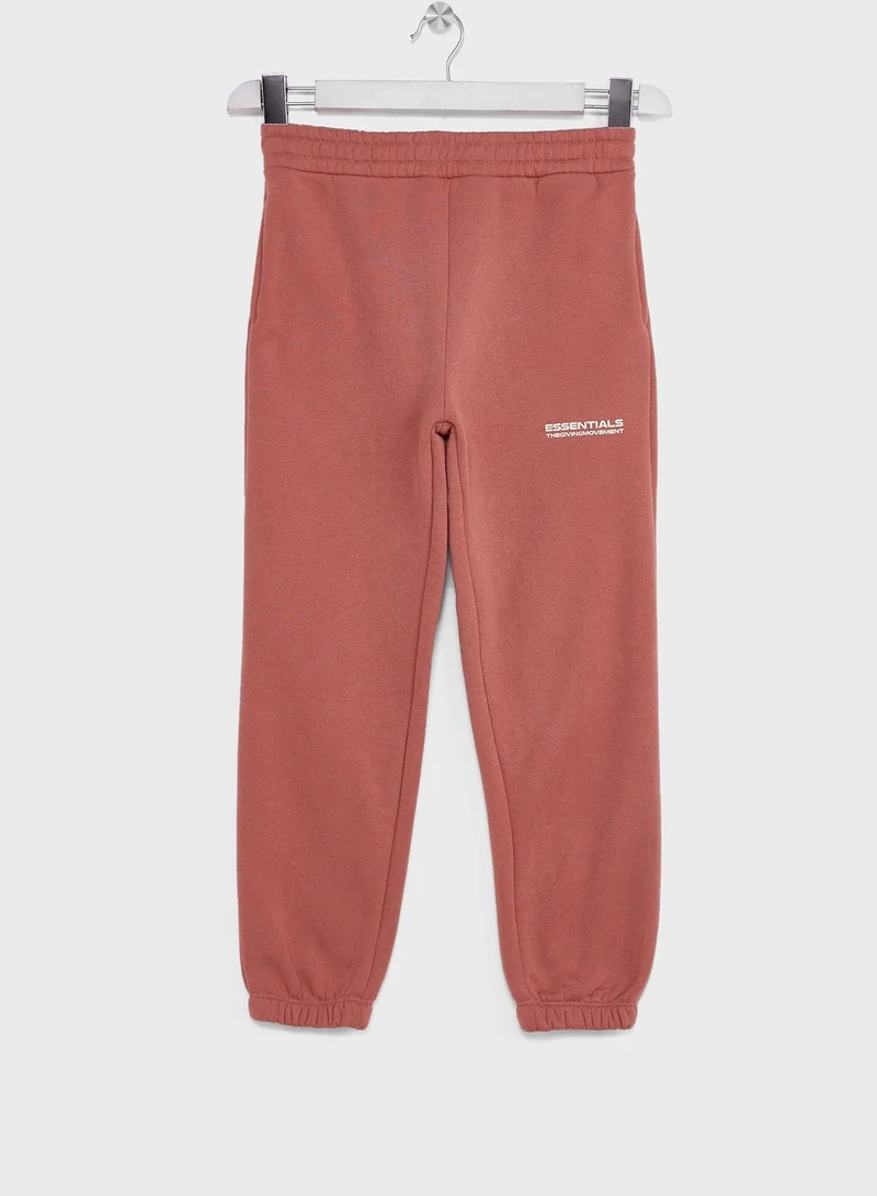 The Giving Movement The Regular Fit Fleece Sweatpants