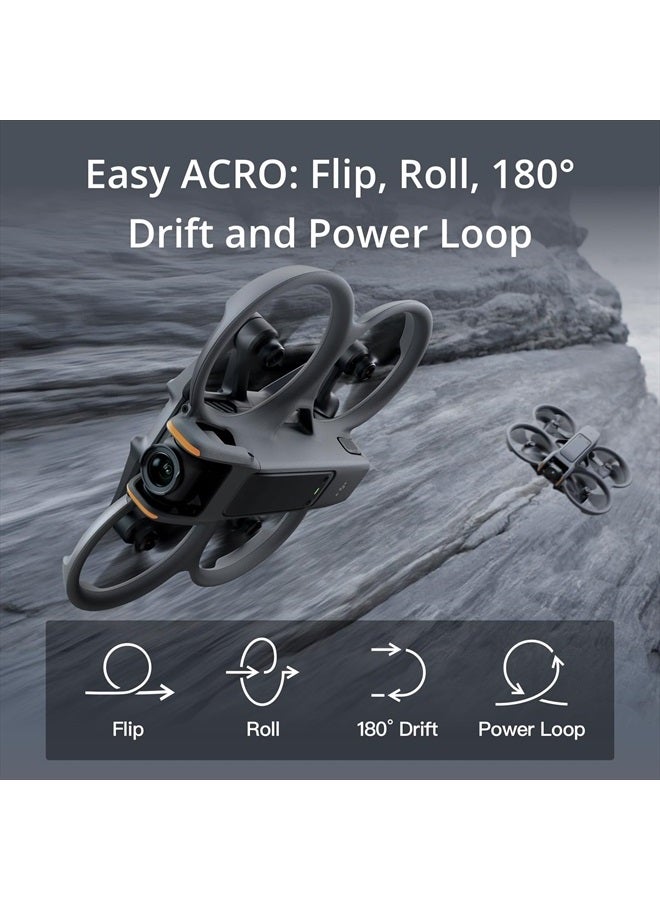 dji Avata 2 Fly More Combo (3 Batteries), FPV Drones with Camera for Adults 4K, Immersive Experience, One-Push Acrobatics, Built-in Propeller Guard, 155° FOV, Drone Compliant with FAA Remote ID - Image 5