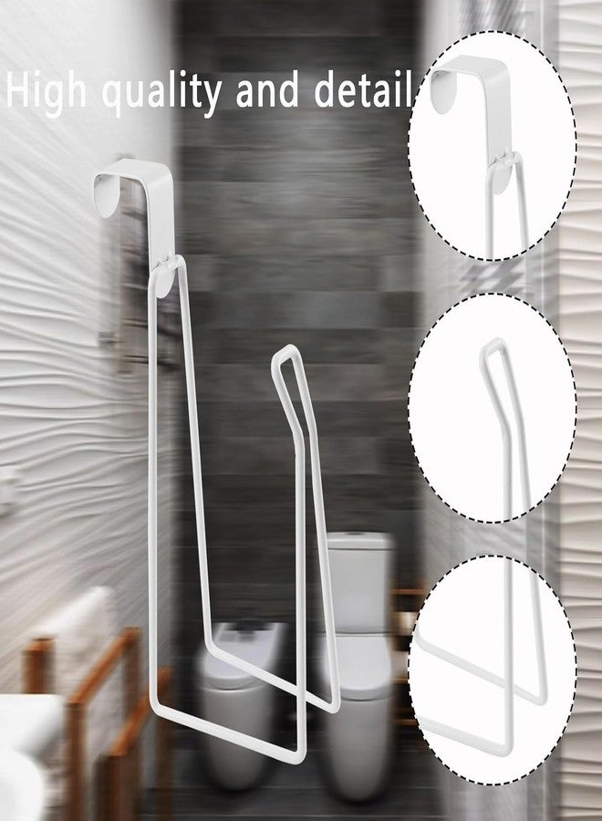 Abvsdu Toilet Paper Holders, Over The Tank Toilet Paper Holder Stand, Bathroom Metal Toilet Paper Holder Dispenser Reserve for Bathroom Storage and Organizatioz - Image 4