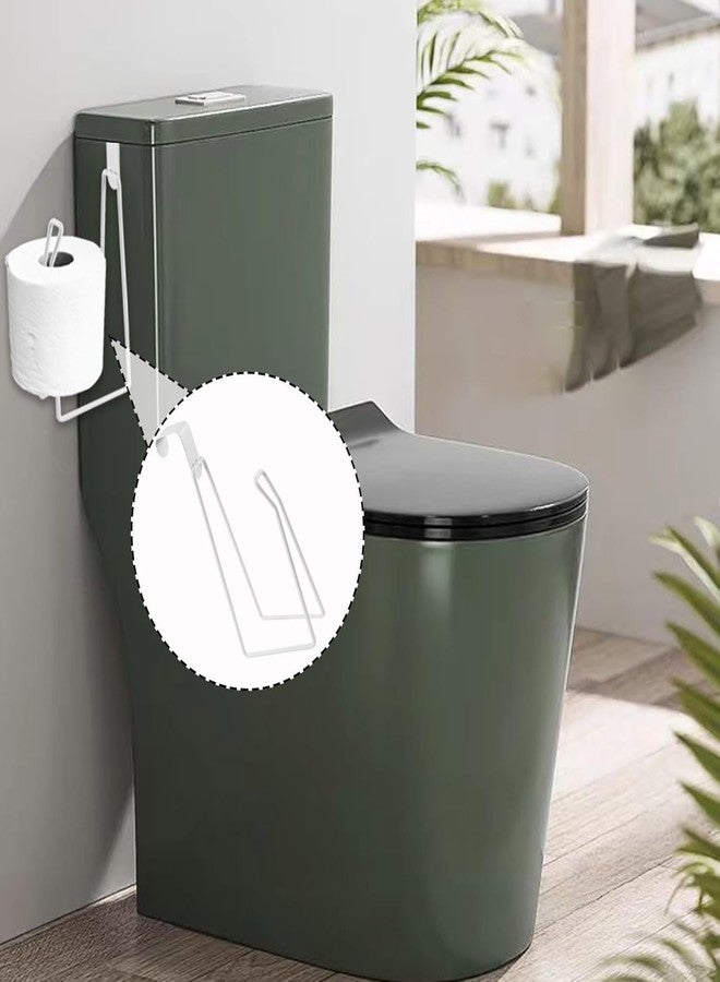 Abvsdu Toilet Paper Holders, Over The Tank Toilet Paper Holder Stand, Bathroom Metal Toilet Paper Holder Dispenser Reserve for Bathroom Storage and Organizatioz - Image 5
