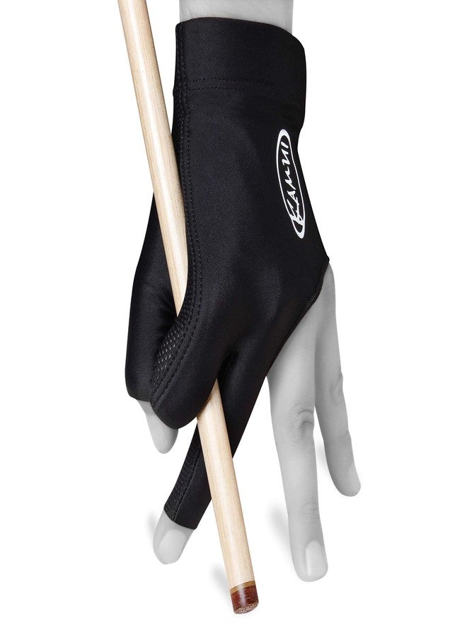 KAMUI Billiard Glove - Quickdry - for Left Hand (Black, XX-Large) - Image 1