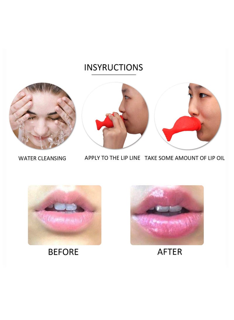 سيوسي جهاز مضخم للشفاه بشكل كف يد القطة، باللون الوردي الجذاب، مصنوع من السيليكون، يعزز جمال الشفاه بشكل طبيعي، يساعد في تحديد شكل الشفاه بلطف للحصول على شفاه ممتلئة ساحرة. - Image 5