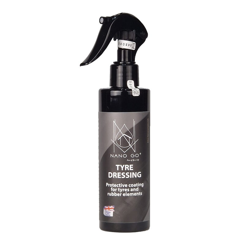 Generic NANO GO Tyre Dressing, Matt Finish, Back to Black, Nanosilica Compounds 200ml. - Image 1