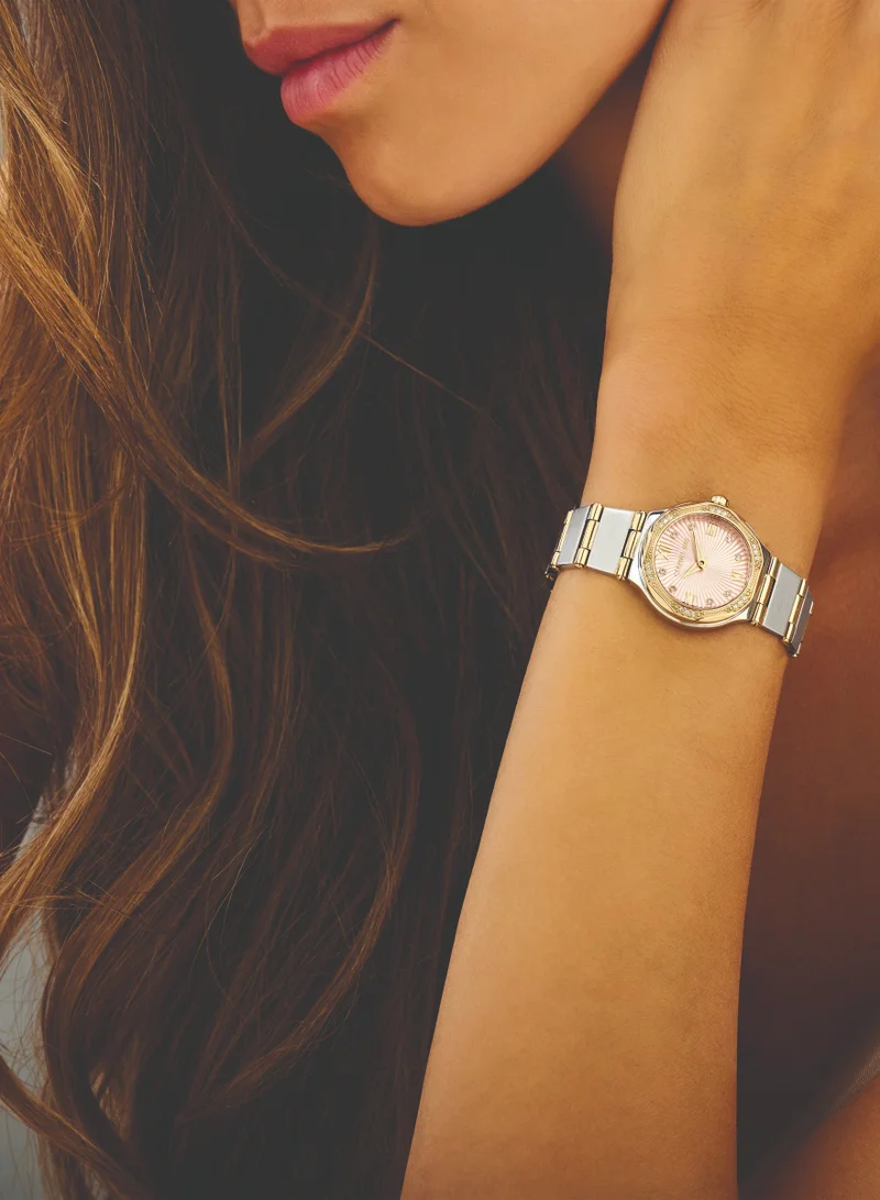 CERRUTI 1881  Rendinara Silver Gold Plated Stainless Steel Bracelet Analog Watch for Women, 26mm for Women | Best Price UAE