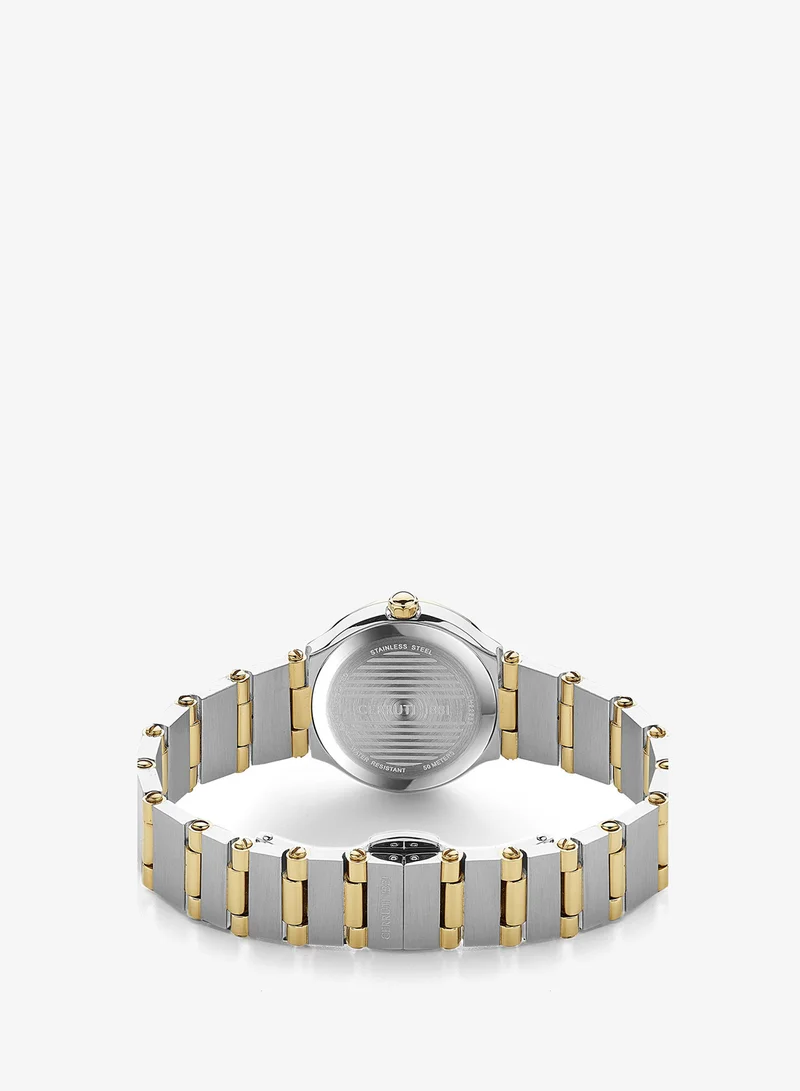 CERRUTI 1881  Rendinara Silver Gold Plated Stainless Steel Bracelet Analog Watch for Women, 26mm for Women | Best Price UAE