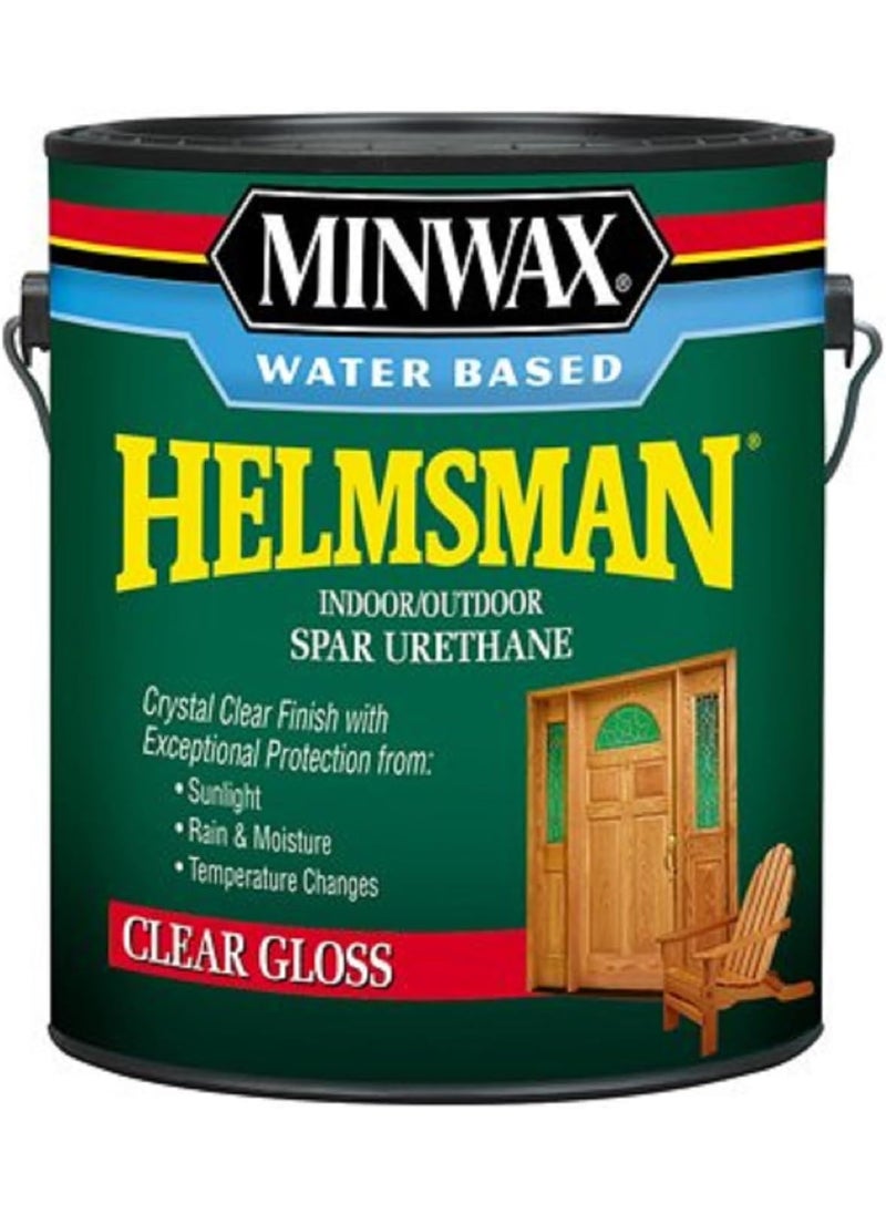 Minwax Minwax 710500000 Water Based Helmsman Spar Urethane gallon Gloss  - Image 1