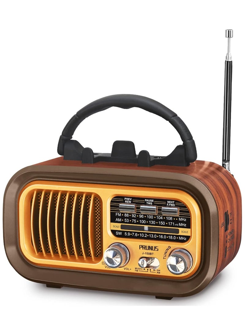 Denx HI-FI RADIO FM/AM/ 3 BAND RADIO USB/TF/BT PLAYER  - Image 1