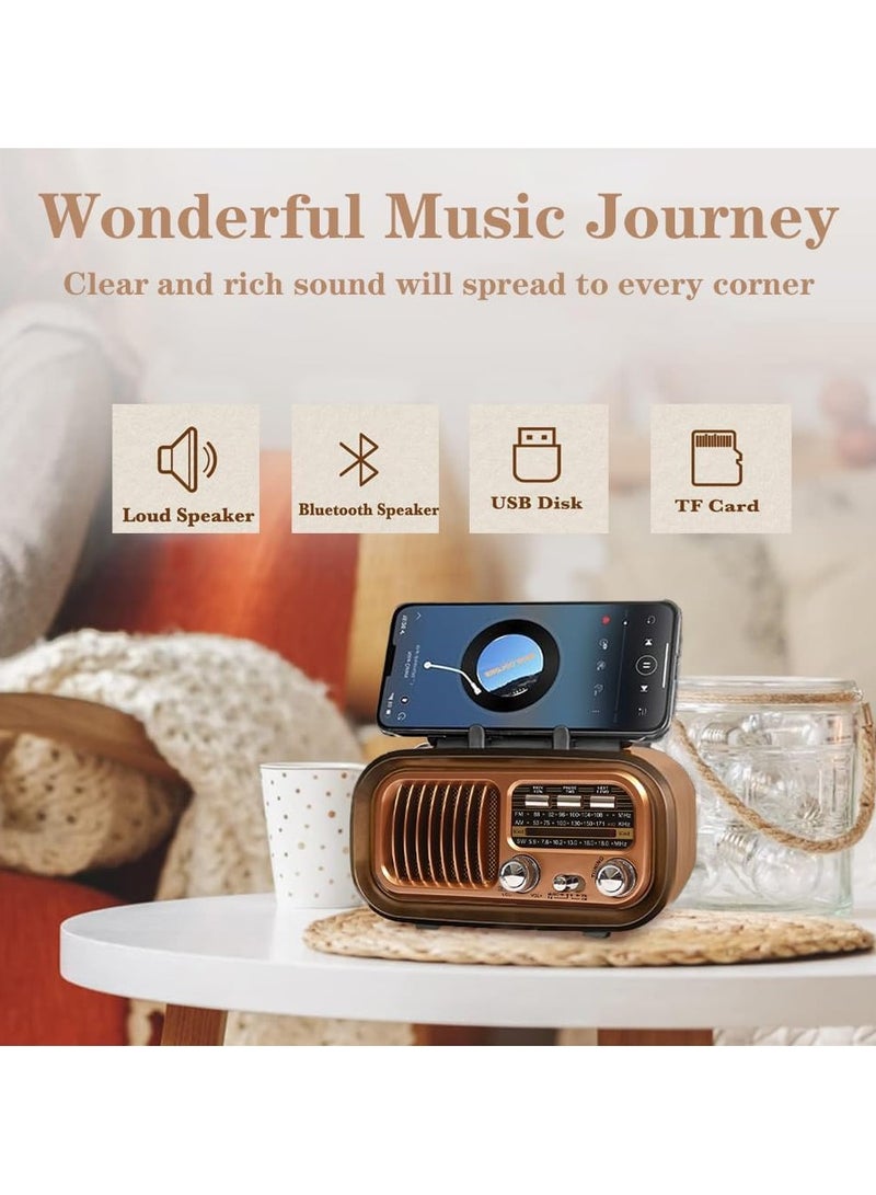 Denx HI-FI RADIO FM/AM/ 3 BAND RADIO USB/TF/BT PLAYER  - Image 5