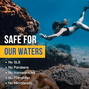 STREAM 2 SEA Non Toxic Shampoo and Conditioner Body Wash 3 in 1 for Swim Reef Safe Swimmers Shampoo for Men Women or Kids All Natural Organic Shampoo and Conditioner Set with Biodegradable Soap 260 ml - Image 3