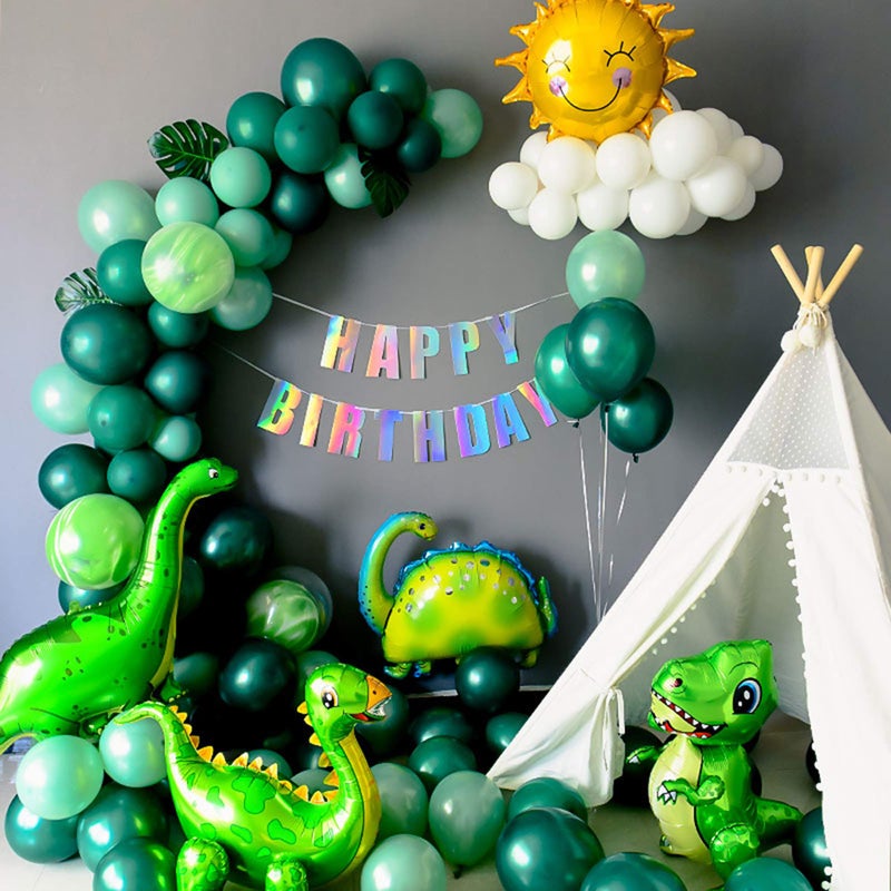 Neo LOONS® 100 pcs 5" Pearl Emarald Green Premium Latex Balloons - Great for Kids, Adult Birthdays, Weddings, Receptions, Baby Showers, Water Fights, or Any Celebration - Image 3