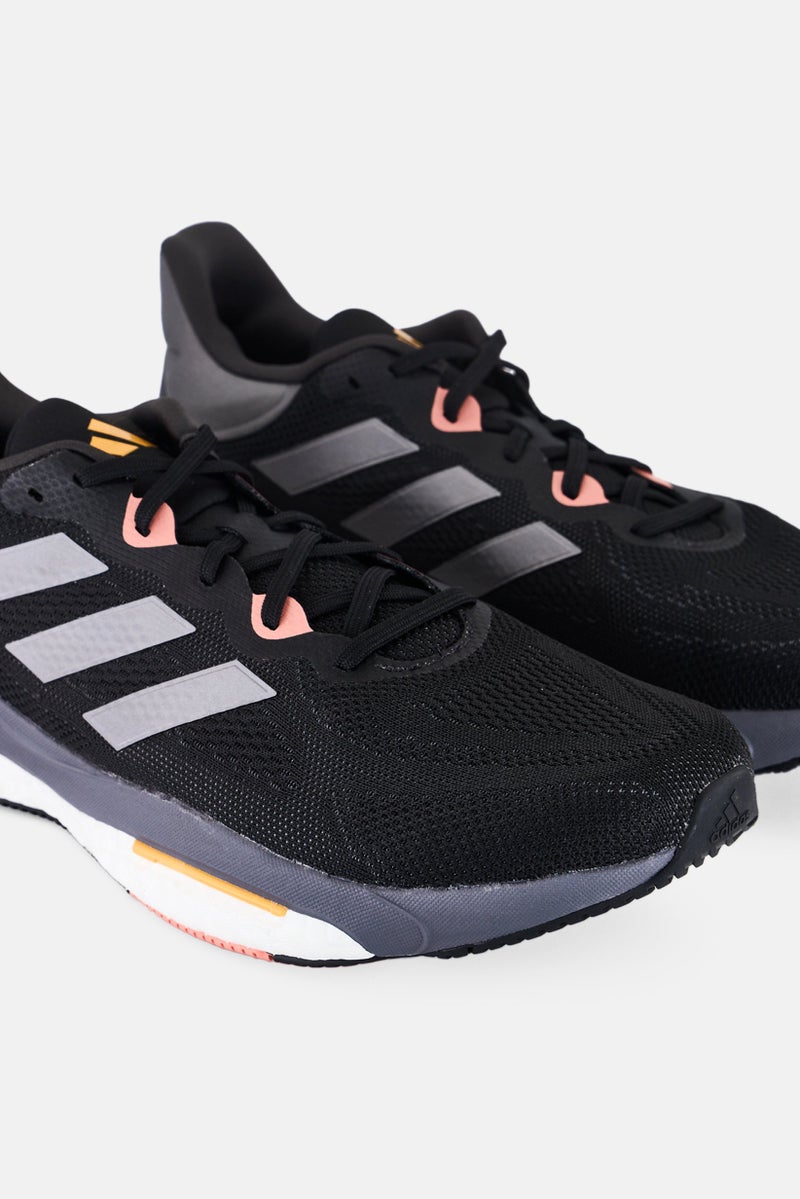 Adidas Men Solar Glide 6 Lace Up Running Shoes, Black - Image 2
