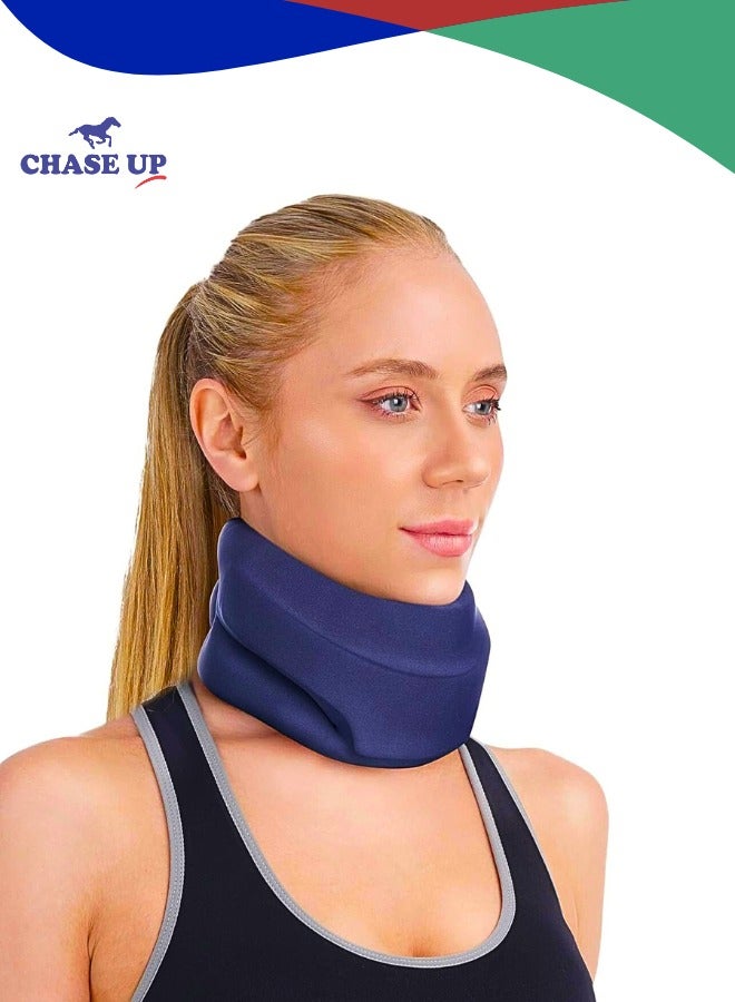 Chase Up Neck Brace for Sleeping - Soft Foam Cervical Collar Relief Neck Pain and Neck Support Wraps Keep Vertebrae Stable for Relief of Cervical Spine Pressure for Women & Men (12.6-15.8 inch - Image 1