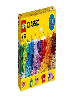 LEGO Classic Bricks Set - 10717 | 1500 Pieces | for Ages 4-99 | Plastic | 3 Levels of Building Complexity | Handy Brick Separator