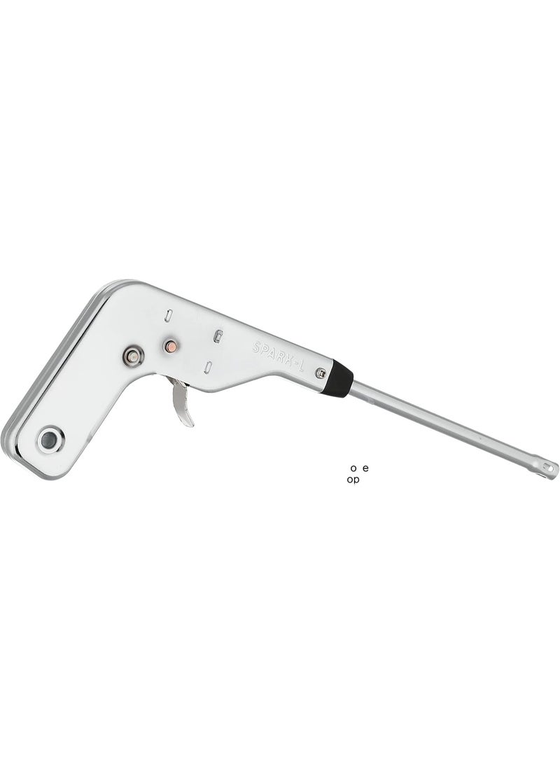 Generic Gas Stove Lighter – Long-Reach Piezo Ignition Spark Gun for Kitchen, Refillable-Free, Windproof Flame Starter for Gas Cookers, Ovens & BBQ – Stainless Steel Body, Safe Trigger – 1pcs - Image 2